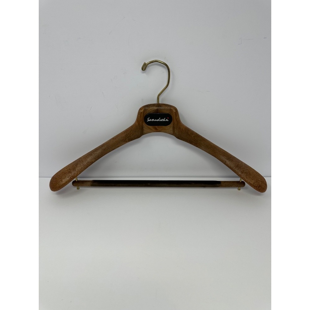 SAMUELSOHN Suit/Coat Hanger Heavy Duty Composite Wood V8